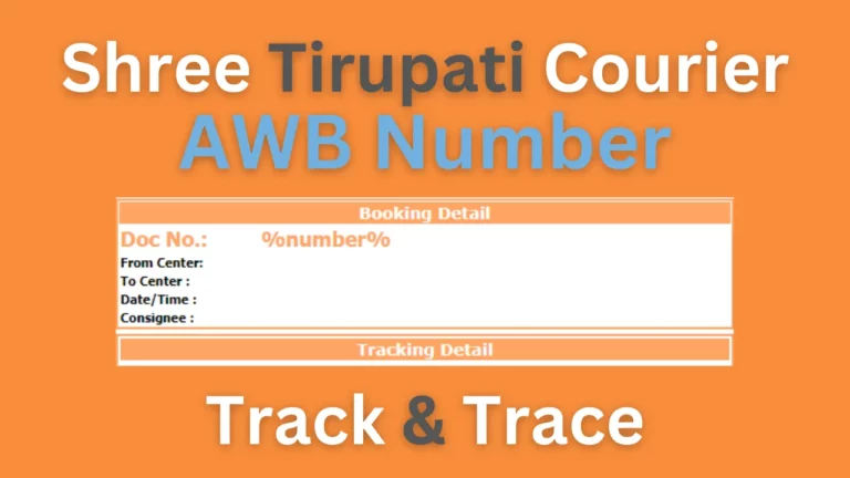 Shree Tirupati Courier Tracking AWB Number Details